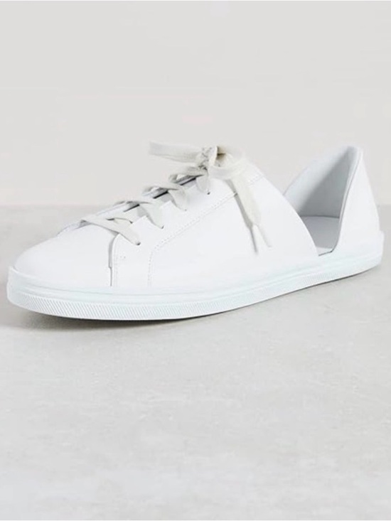 Freda Salvador Shoes - Freda Salvador Eda D’Orsay Sneaker Italian Leather size 9 White